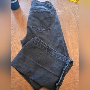 Calvin Klein Women's Charcoal Straight Leg Jeans GUC